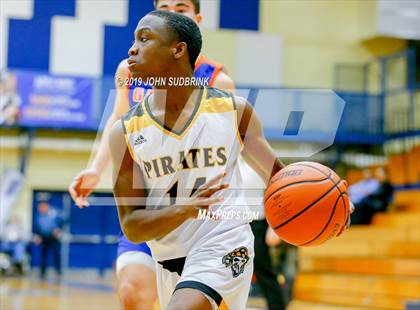 Thumbnail 3 in Greenbrier Christian Academy vs Perquimans (Robert L. Vaughan Border Clash Basketball Invitational) photogallery.