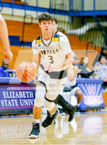 Thumbnail 3 in Greenbrier Christian Academy vs Perquimans (Robert L. Vaughan Border Clash Basketball Invitational) photogallery.