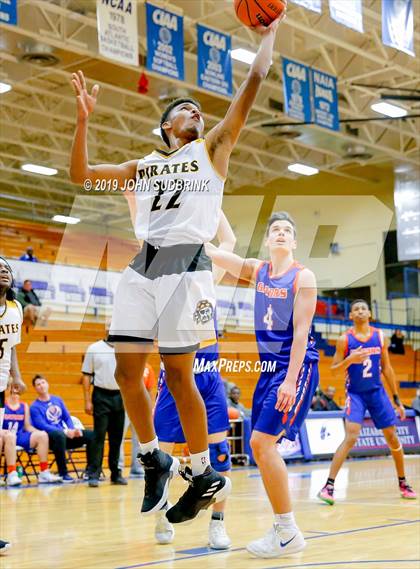 Thumbnail 1 in Greenbrier Christian Academy vs Perquimans (Robert L. Vaughan Border Clash Basketball Invitational) photogallery.