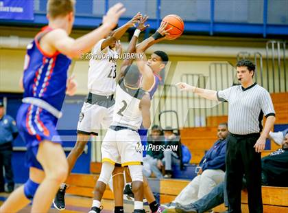 Thumbnail 1 in Greenbrier Christian Academy vs Perquimans (Robert L. Vaughan Border Clash Basketball Invitational) photogallery.