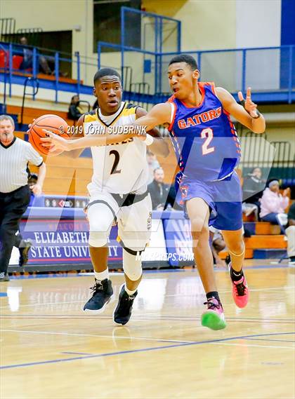 Thumbnail 3 in Greenbrier Christian Academy vs Perquimans (Robert L. Vaughan Border Clash Basketball Invitational) photogallery.