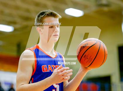 Thumbnail 1 in Greenbrier Christian Academy vs Perquimans (Robert L. Vaughan Border Clash Basketball Invitational) photogallery.
