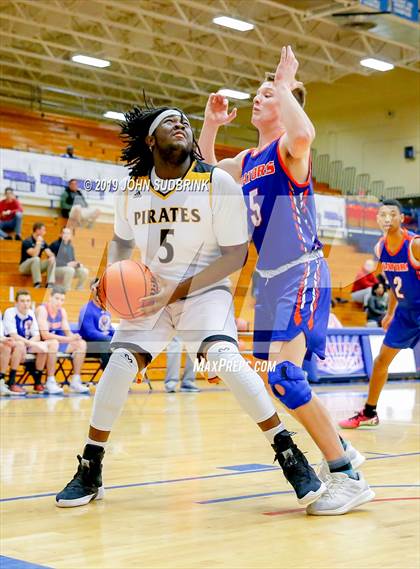 Thumbnail 2 in Greenbrier Christian Academy vs Perquimans (Robert L. Vaughan Border Clash Basketball Invitational) photogallery.