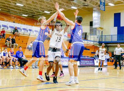 Thumbnail 3 in Greenbrier Christian Academy vs Perquimans (Robert L. Vaughan Border Clash Basketball Invitational) photogallery.