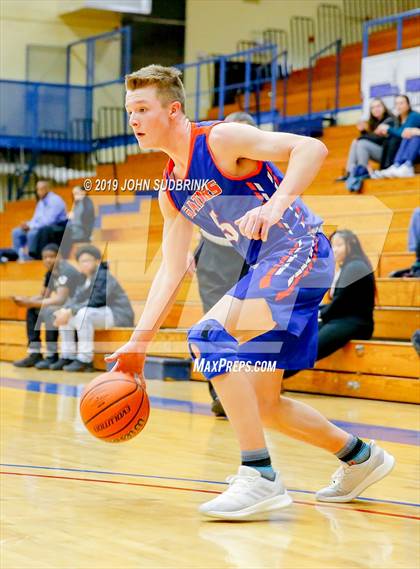 Thumbnail 2 in Greenbrier Christian Academy vs Perquimans (Robert L. Vaughan Border Clash Basketball Invitational) photogallery.