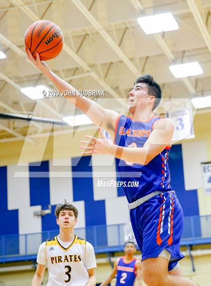Thumbnail 2 in Greenbrier Christian Academy vs Perquimans (Robert L. Vaughan Border Clash Basketball Invitational) photogallery.