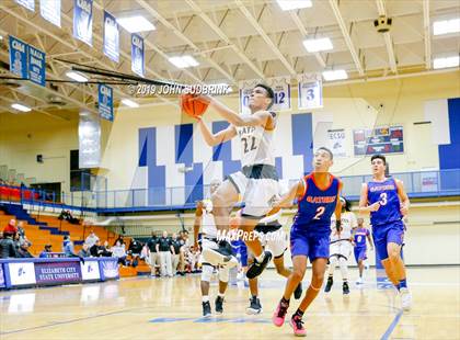 Thumbnail 1 in Greenbrier Christian Academy vs Perquimans (Robert L. Vaughan Border Clash Basketball Invitational) photogallery.