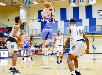 Thumbnail 1 in Greenbrier Christian Academy vs Perquimans (Robert L. Vaughan Border Clash Basketball Invitational) photogallery.