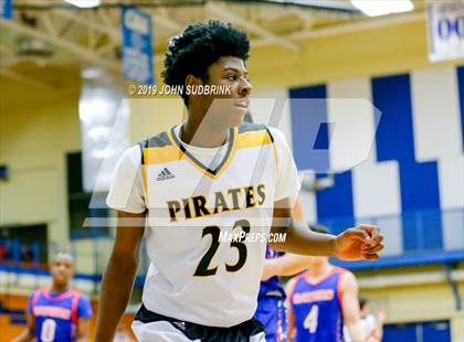 Thumbnail 2 in Greenbrier Christian Academy vs Perquimans (Robert L. Vaughan Border Clash Basketball Invitational) photogallery.