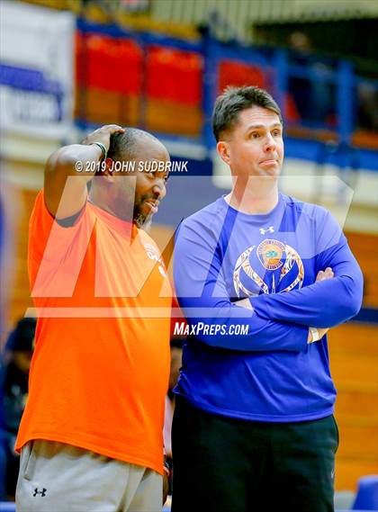 Thumbnail 3 in Greenbrier Christian Academy vs Perquimans (Robert L. Vaughan Border Clash Basketball Invitational) photogallery.
