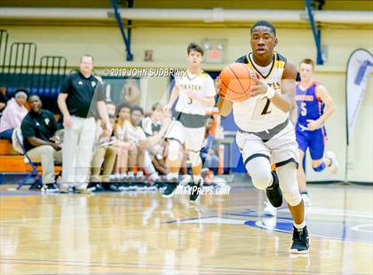 Thumbnail 1 in Greenbrier Christian Academy vs Perquimans (Robert L. Vaughan Border Clash Basketball Invitational) photogallery.