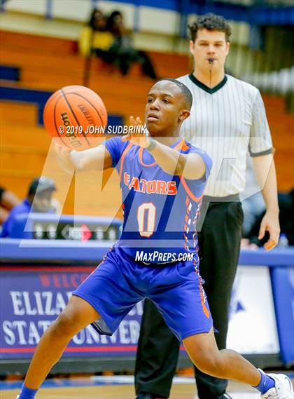 Thumbnail 2 in Greenbrier Christian Academy vs Perquimans (Robert L. Vaughan Border Clash Basketball Invitational) photogallery.