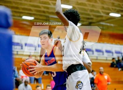 Thumbnail 2 in Greenbrier Christian Academy vs Perquimans (Robert L. Vaughan Border Clash Basketball Invitational) photogallery.