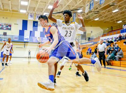 Thumbnail 1 in Greenbrier Christian Academy vs Perquimans (Robert L. Vaughan Border Clash Basketball Invitational) photogallery.