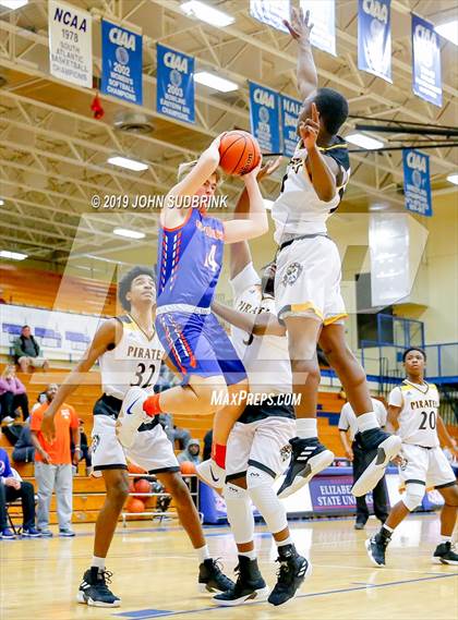 Thumbnail 1 in Greenbrier Christian Academy vs Perquimans (Robert L. Vaughan Border Clash Basketball Invitational) photogallery.