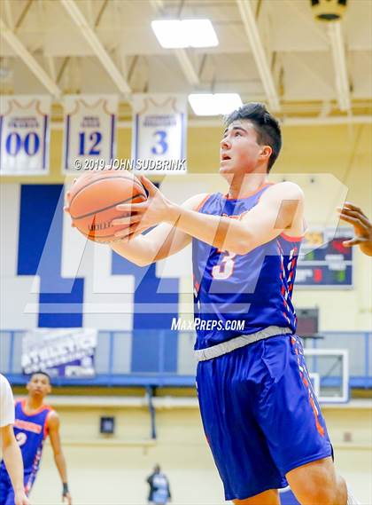 Thumbnail 3 in Greenbrier Christian Academy vs Perquimans (Robert L. Vaughan Border Clash Basketball Invitational) photogallery.