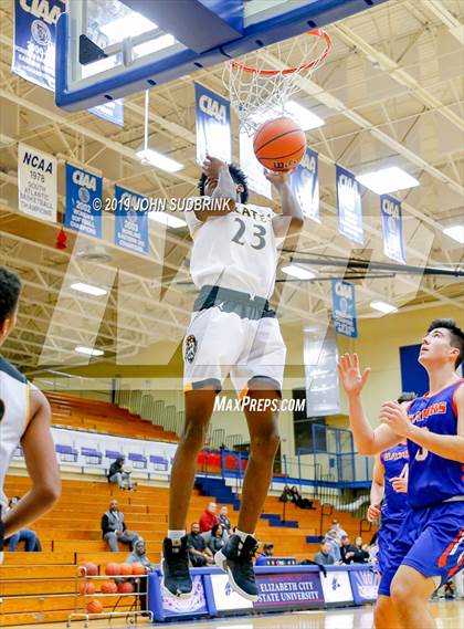 Thumbnail 1 in Greenbrier Christian Academy vs Perquimans (Robert L. Vaughan Border Clash Basketball Invitational) photogallery.