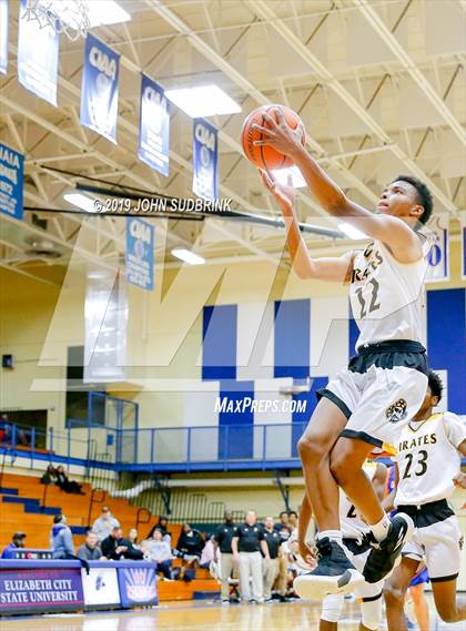 Thumbnail 2 in Greenbrier Christian Academy vs Perquimans (Robert L. Vaughan Border Clash Basketball Invitational) photogallery.