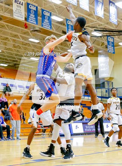 Thumbnail 2 in Greenbrier Christian Academy vs Perquimans (Robert L. Vaughan Border Clash Basketball Invitational) photogallery.