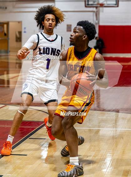 Thumbnail 1 in Winston Salem Christian National vs. Bishop Ireton (Capital Hoops Mayhem on Military) photogallery.