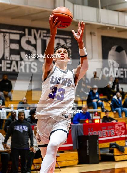 Thumbnail 2 in Winston Salem Christian National vs. Bishop Ireton (Capital Hoops Mayhem on Military) photogallery.