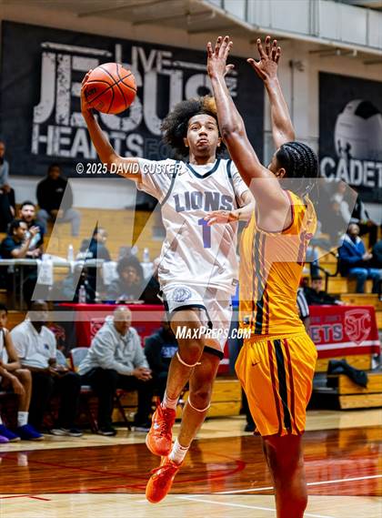 Thumbnail 2 in Winston Salem Christian National vs. Bishop Ireton (Capital Hoops Mayhem on Military) photogallery.