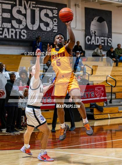 Thumbnail 3 in Winston Salem Christian National vs. Bishop Ireton (Capital Hoops Mayhem on Military) photogallery.