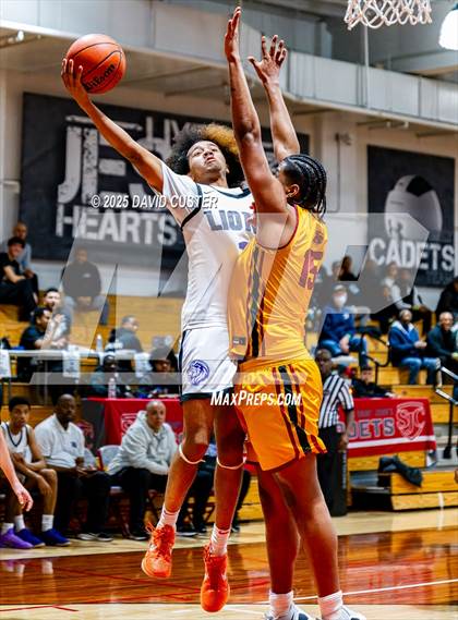 Thumbnail 1 in Winston Salem Christian National vs. Bishop Ireton (Capital Hoops Mayhem on Military) photogallery.