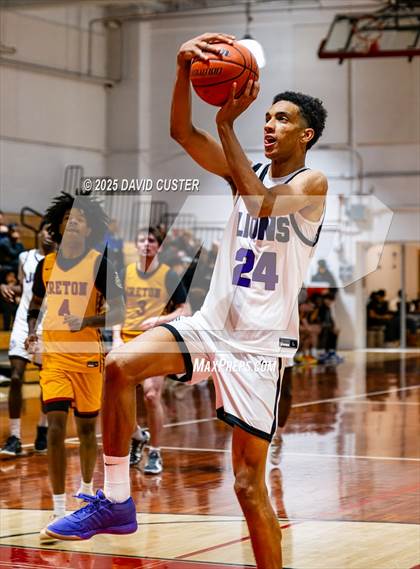 Thumbnail 1 in Winston Salem Christian National vs. Bishop Ireton (Capital Hoops Mayhem on Military) photogallery.