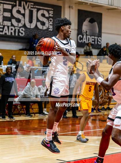 Thumbnail 1 in Winston Salem Christian National vs. Bishop Ireton (Capital Hoops Mayhem on Military) photogallery.