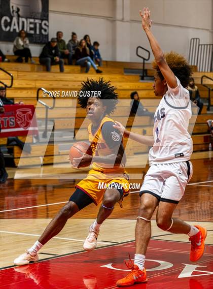 Thumbnail 1 in Winston Salem Christian National vs. Bishop Ireton (Capital Hoops Mayhem on Military) photogallery.