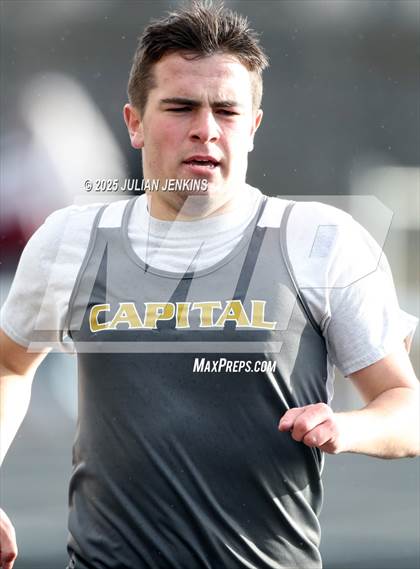 Thumbnail 1 in Capital- Meridian- Eagle Tri-Meet  photogallery.