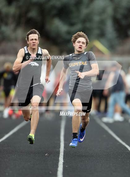 Thumbnail 2 in Capital- Meridian- Eagle Tri-Meet  photogallery.