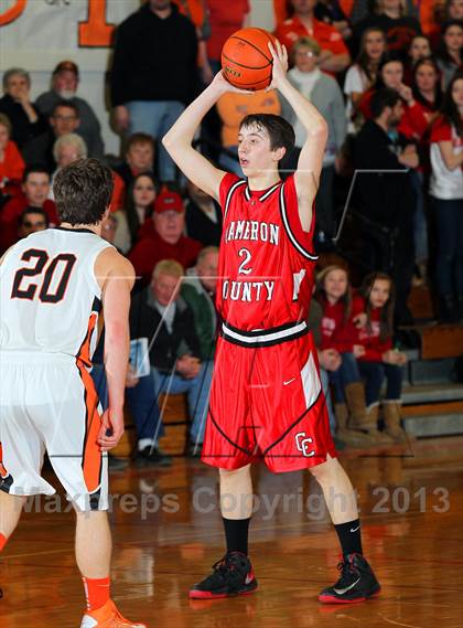 Thumbnail 2 in Cameron County @ Smethport (District IX Class A Second Round) photogallery.