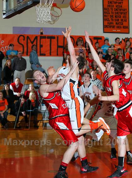 Thumbnail 3 in Cameron County @ Smethport (District IX Class A Second Round) photogallery.