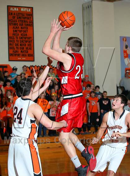 Thumbnail 2 in Cameron County @ Smethport (District IX Class A Second Round) photogallery.