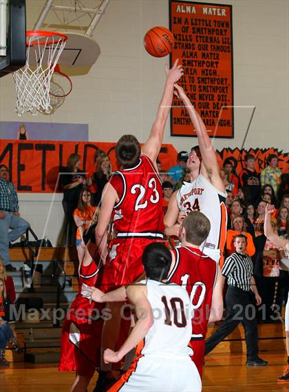 Thumbnail 1 in Cameron County @ Smethport (District IX Class A Second Round) photogallery.