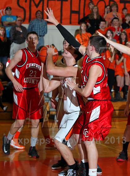 Thumbnail 3 in Cameron County @ Smethport (District IX Class A Second Round) photogallery.