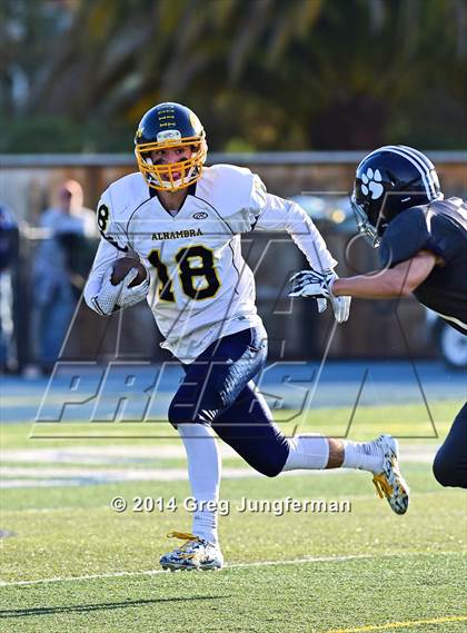 Thumbnail 3 in Alhambra @ Marin Catholic (CIF NCS Playoff) photogallery.