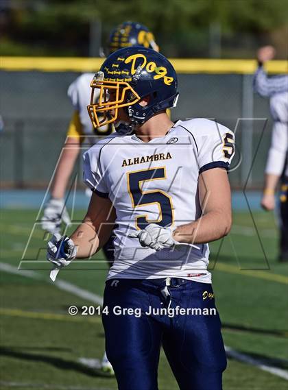 Thumbnail 1 in Alhambra @ Marin Catholic (CIF NCS Playoff) photogallery.