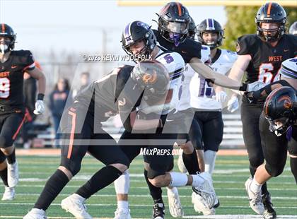 Thumbnail 1 in Lincoln-Way West vs. Downers Grove North (IHSA 7A Quarterfinal) photogallery.