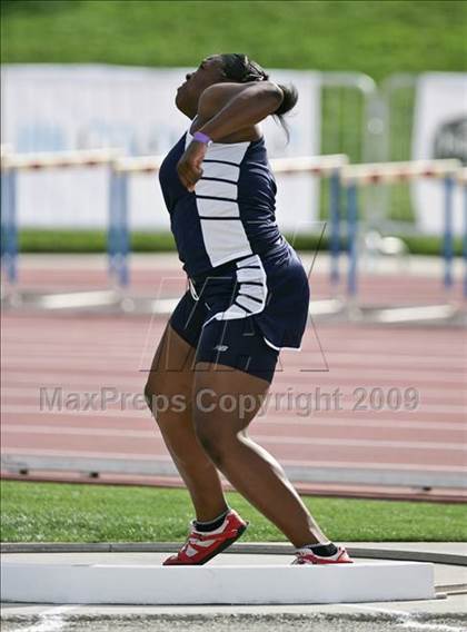 Thumbnail 2 in CIF State Championships  (Girls Shot Put) photogallery.
