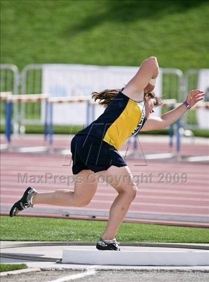Thumbnail 3 in CIF State Championships  (Girls Shot Put) photogallery.