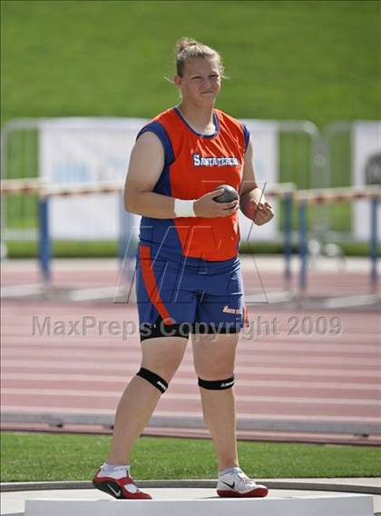 Thumbnail 1 in CIF State Championships  (Girls Shot Put) photogallery.