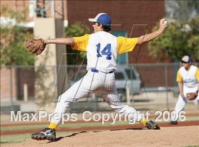 Thumbnail 2 in Valley Lutheran vs. St. Paul Prep (Randy Johnson Field) photogallery.