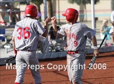 Thumbnail 3 in Valley Lutheran vs. St. Paul Prep (Randy Johnson Field) photogallery.