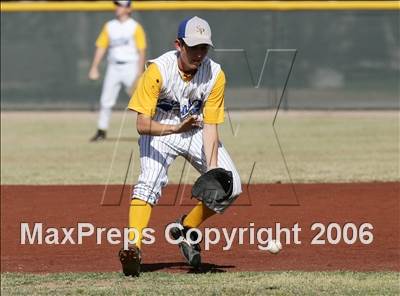 Thumbnail 3 in Valley Lutheran vs. St. Paul Prep (Randy Johnson Field) photogallery.