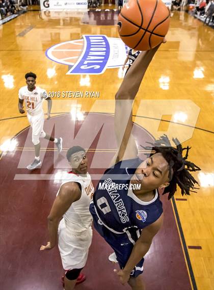 Thumbnail 2 in University vs. Oak Hill Academy (GEICO National Tournament Semifinal) photogallery.