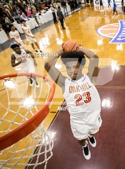 Thumbnail 2 in University vs. Oak Hill Academy (GEICO National Tournament Semifinal) photogallery.