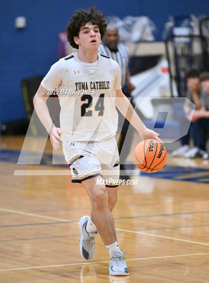 Thumbnail 2 in Yuma Catholic vs. Monsignor Scanlan (Great Desert Shootout) photogallery.